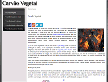 Tablet Screenshot of carvao-vegetal.info